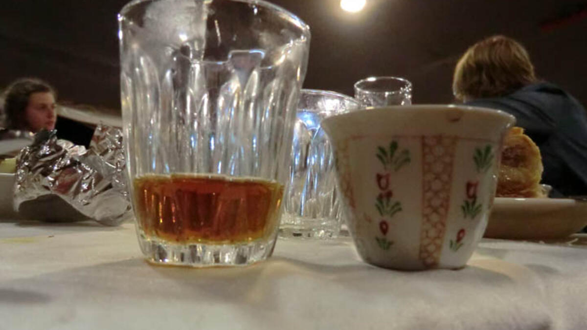 Arab tea and coffee