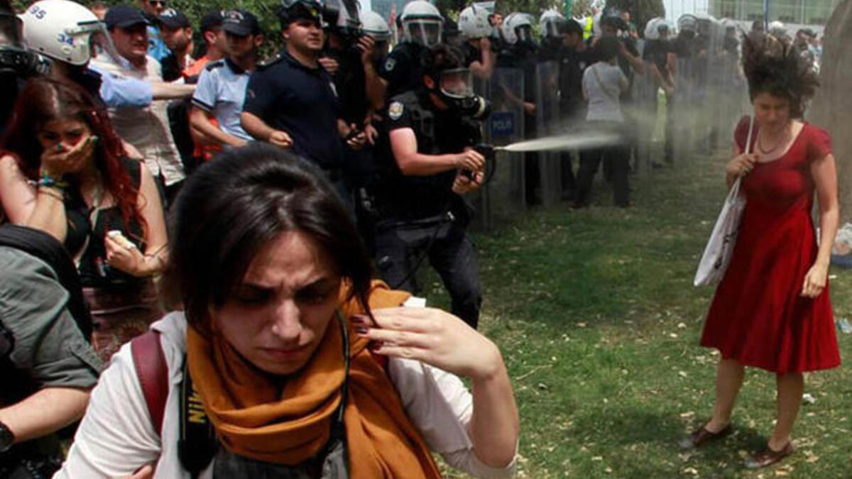 Hair flailing as she’s hit with a powerful blast of tear gas, the ‘woman in red’ has become the reluctant icon of the Gezi Park protests. Istanbul-based academic Ceyda Sungar told the Daily Mail “Every citizen defending their urban rights...has witnessed the police violence I experience”