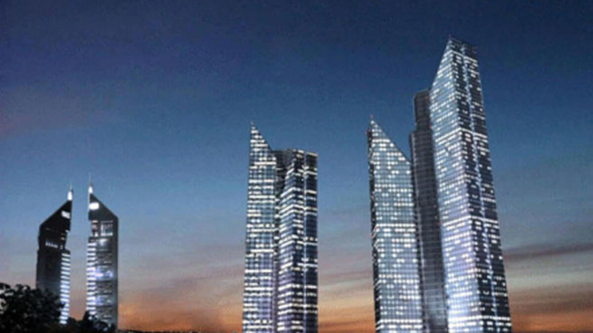 Dubai  Central Park residential towers