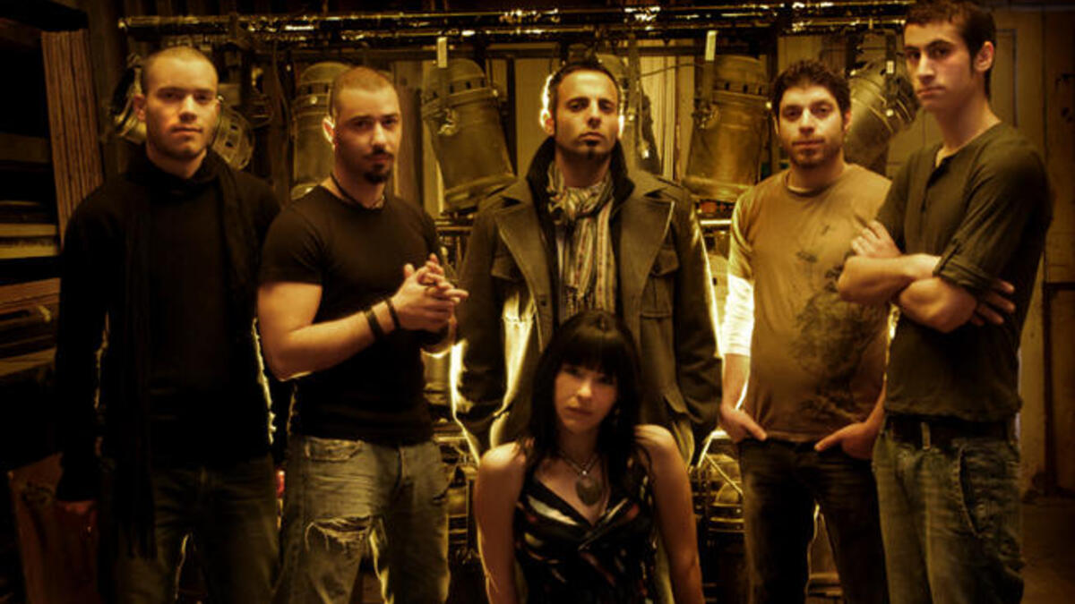 Palestinian rap-artists CultureSHOC sing on