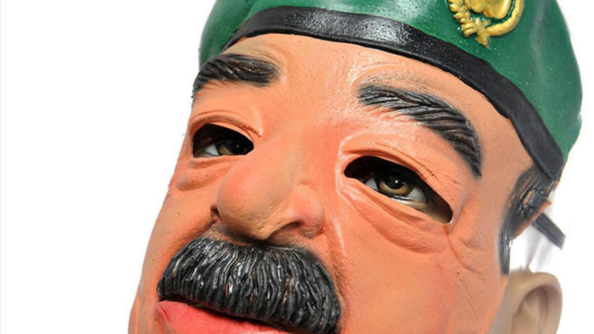 Saddam Hussein mask