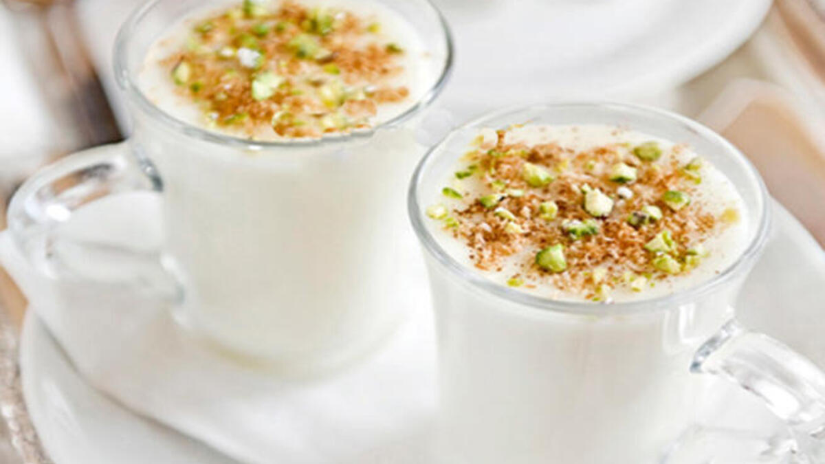 Sahlab is a wintery comforting hot beverage.