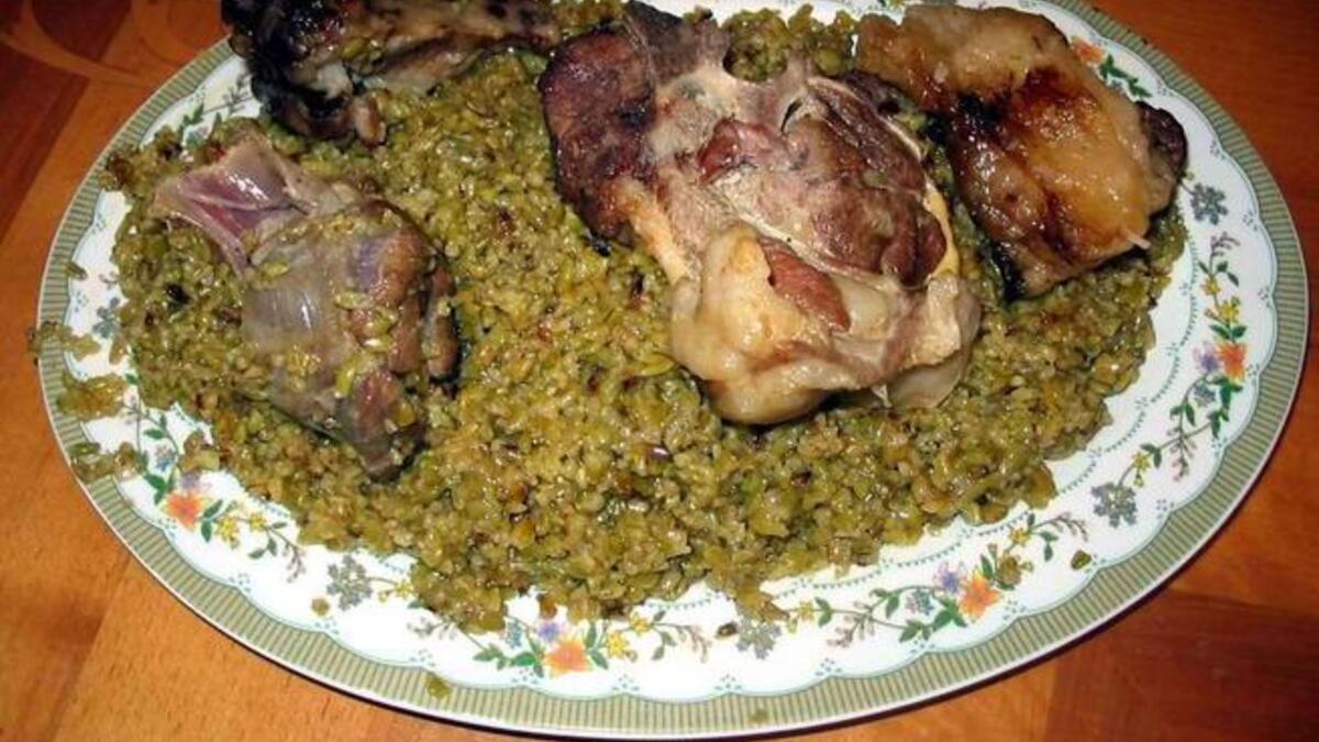 Freekeh is a smokey Levant dish.