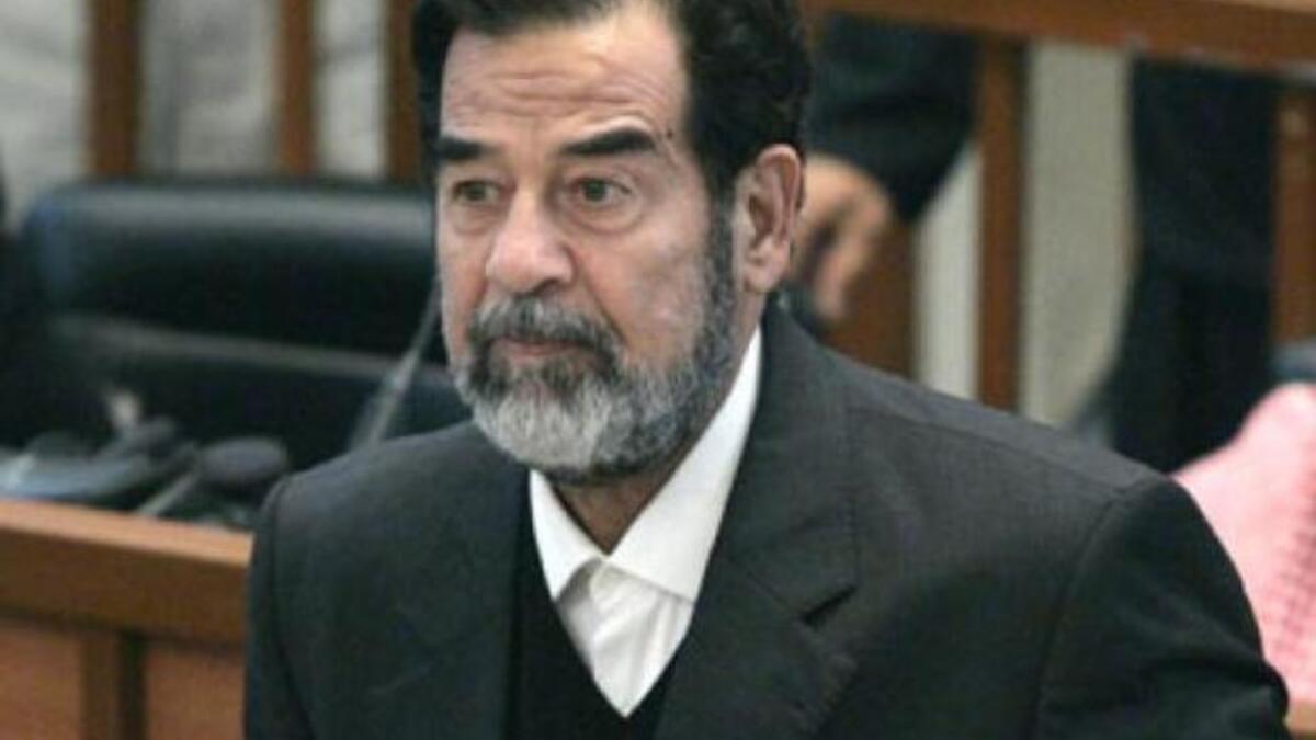 صدام حسين دخل  حرباً مع إيران استمرت 8 سنوات ثم غزا  الكويت والتي أدت إلى نشوب حرب الخليج الثانية ظل العراق بعدها محاصراً دولياً  حيث احتلت امريكا العراق قبض عليه في 13 ديسمبر 2003م تم بعدها محاكمته وتنفيذ حكم الإعدام عليه في 31 ديسيمبر 2006 م.