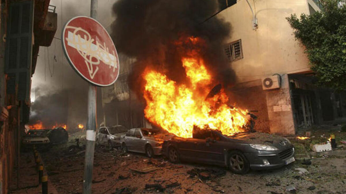 Lebanon explosion 2012