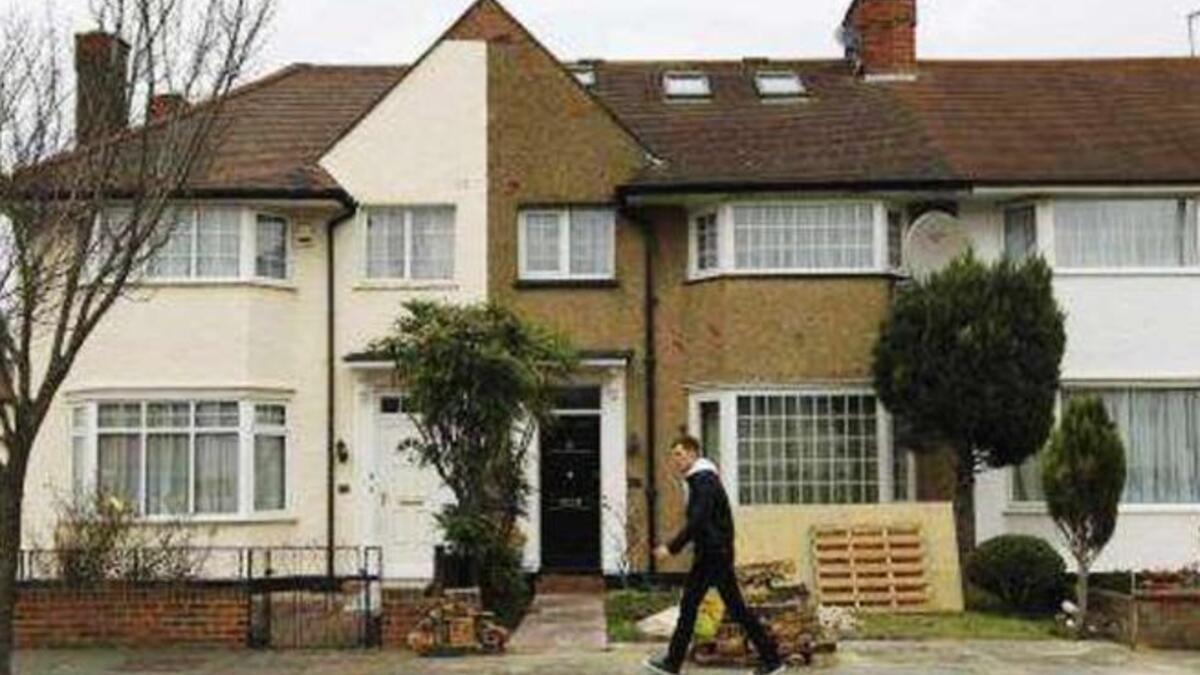 The Al Akhrass home in a London suburb.