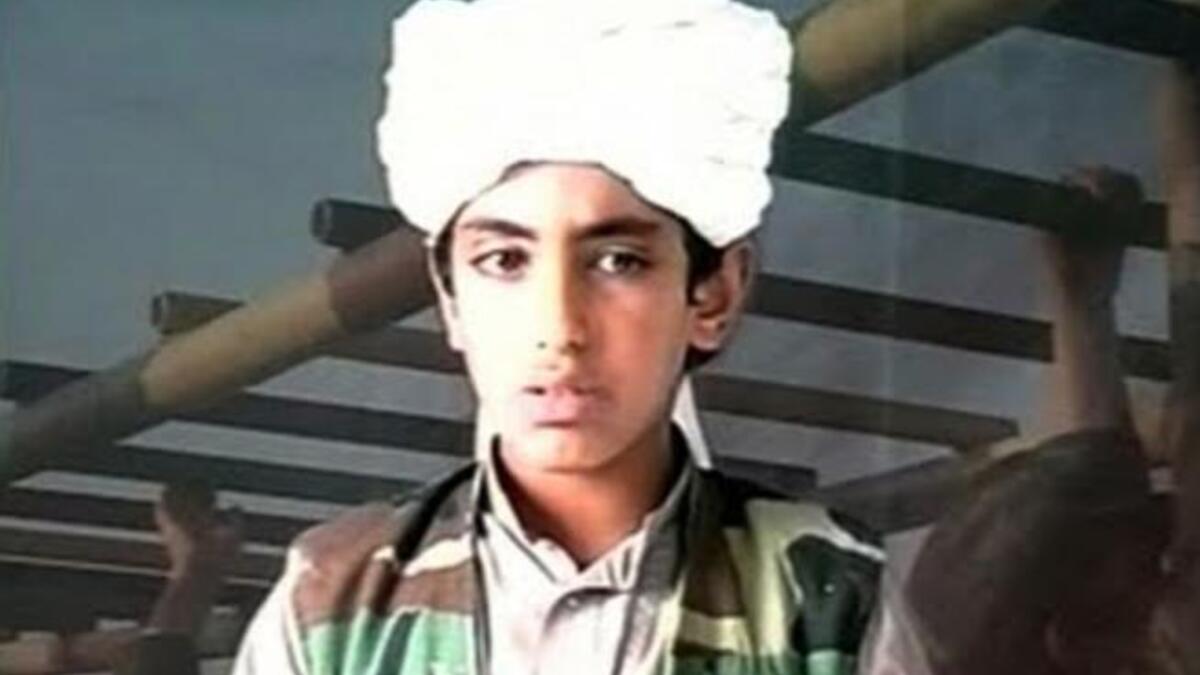 The apple of father's eye, pet Hamza: one of his youngest sons, who was recently rumoured to have been chosen as the Formidable Father's heir.