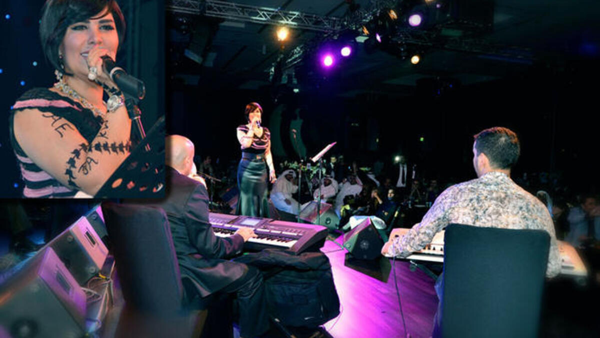 Shams struts her stuff at Dubai for NY performance 2013