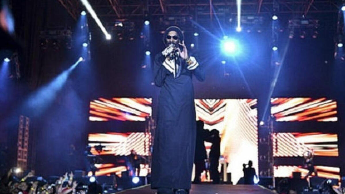 Snoop Dogg in Atelier Festival, Dubai for NY, 2013