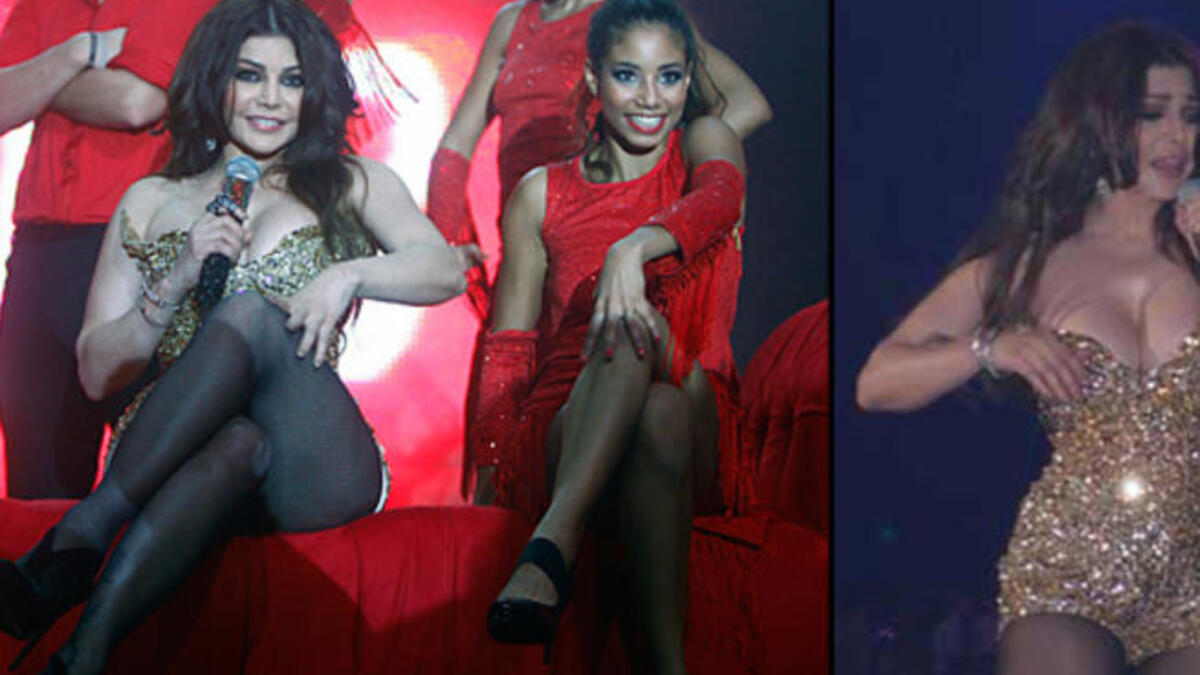 Haifa Wehbe at New Years, 2013