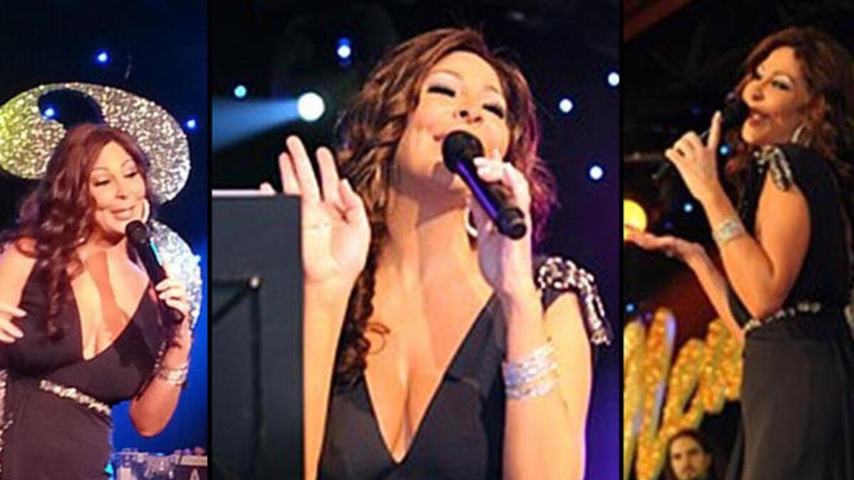 Elissa enhances Dubai's New Year, 2013