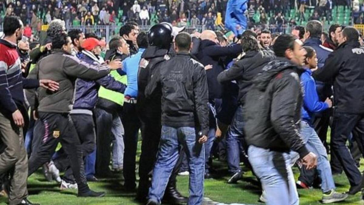 Egyptian football fans