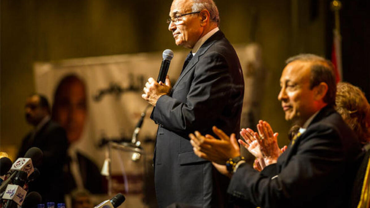 Egypt's Ahmed Shafik