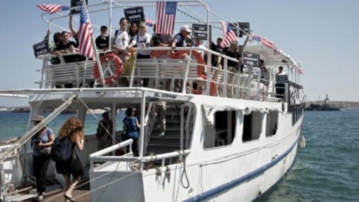 Flotilla fights back: The coordinator for the French boat, MP John-Paul Lecoq, announced that the flotilla organizers
 will go to the European court to fight the Greek government's decision.