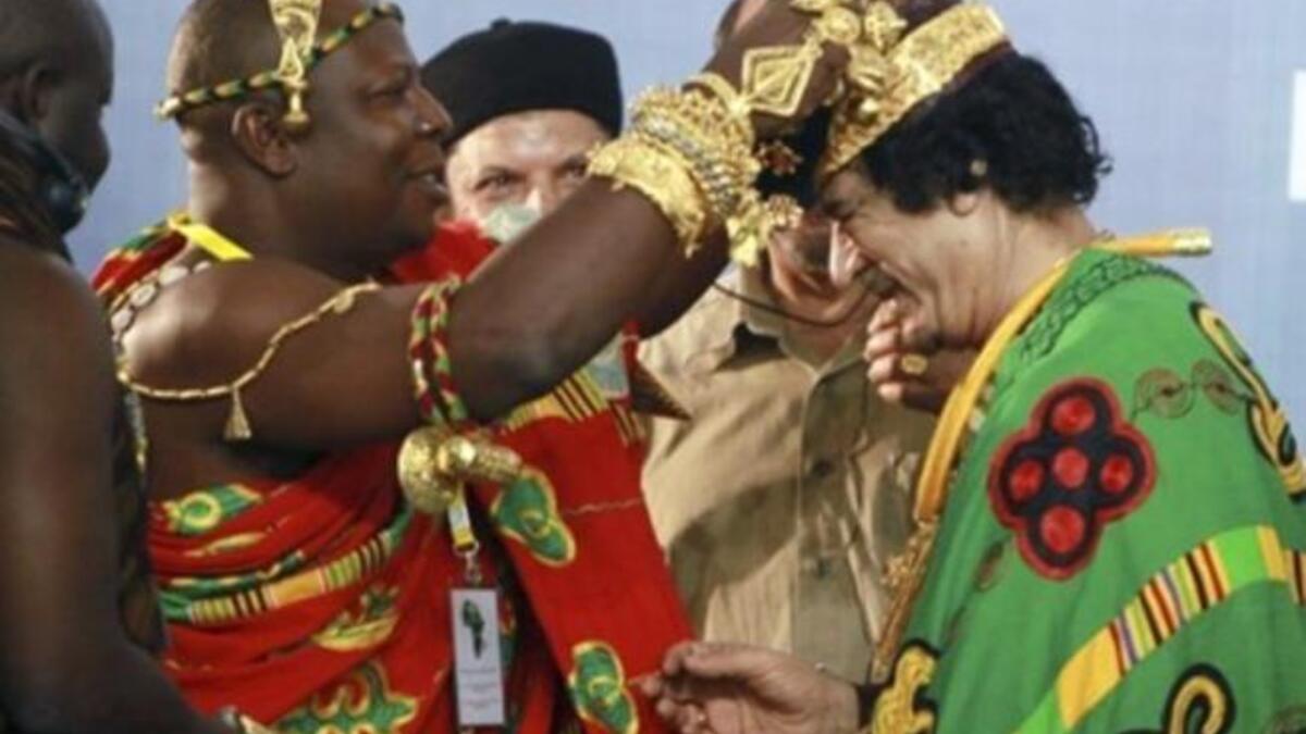 "King of Kings" - a title bestowed on him by the African heads of states and traditional rulers 2008.