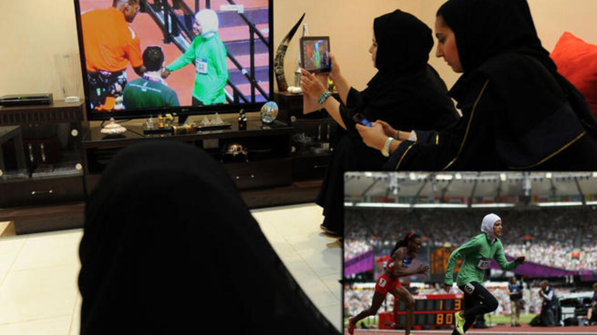 Sarah Attar makes records for Saudi Arabia at the London Olympics
