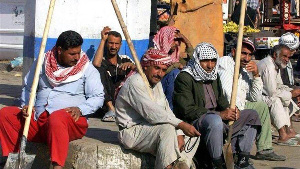 Iraqi unemployment is high