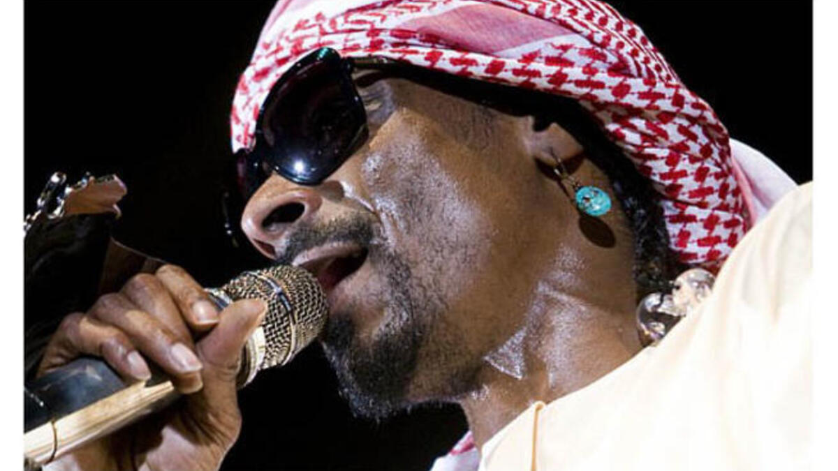 المغني الأمريكي الشهير سنوب دوغ.