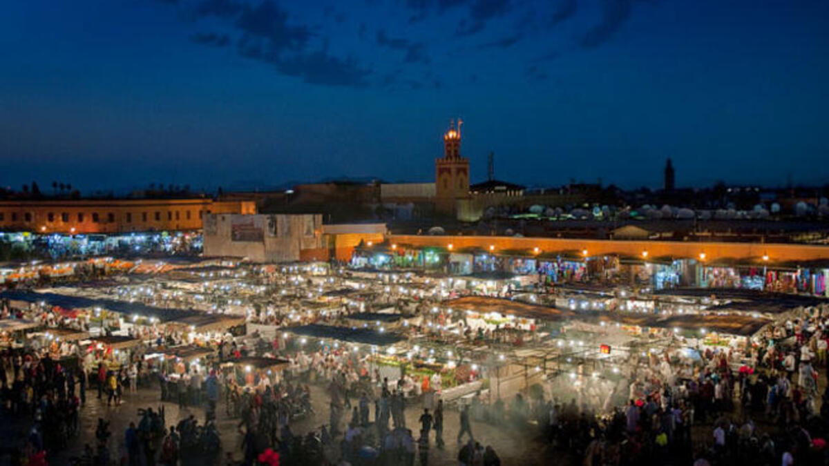 Morocco's vigilant and sober New Year 2013, the market