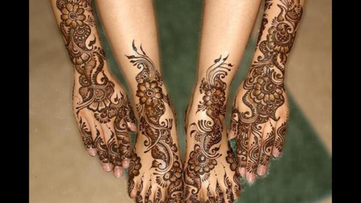 Henna for the bride