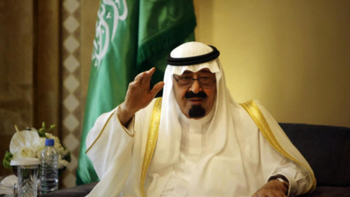 King Abdullah of Saudi declares Arabs will intervene in Syria.