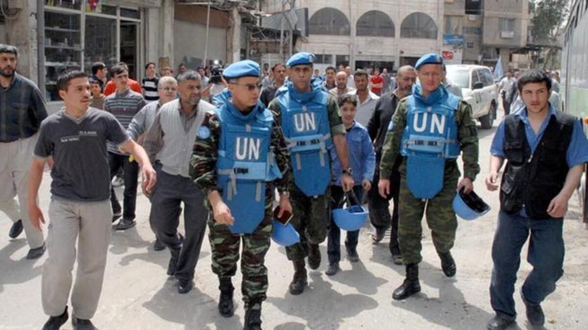United Nations observer mission syria