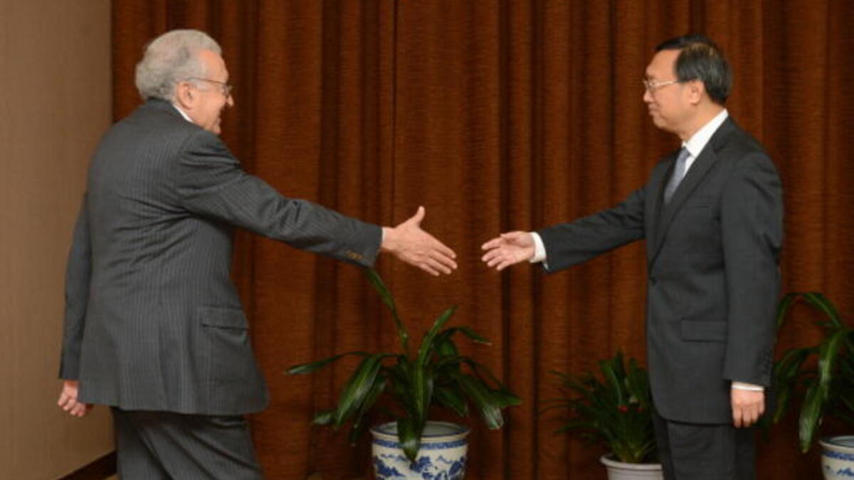 Lakhdar Brahimi Syria envoy peace plan