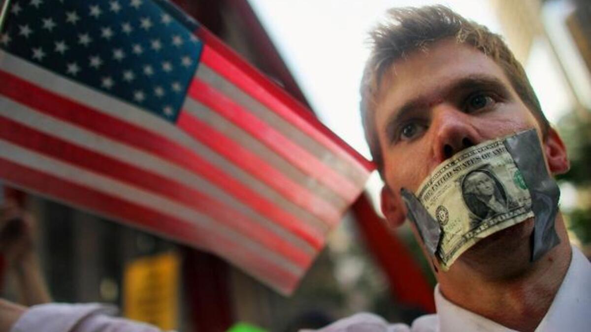 The most wide-spread Western riots started in New York with this movement "Occupy Wall Street" proposing that it was 
time to rise up and reject the current economic system and demand change. Time to break down the wall or barrier between
 obscene wealth and abject poverty, in the land of opportunity.