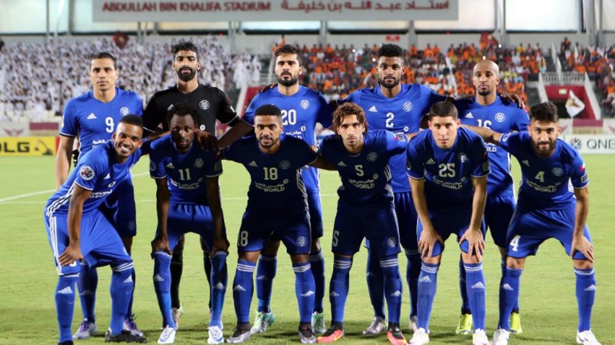 فريق النصر الإماراتي يستعد لخوض لقاء ذهاب ربع نهائي دوري أبطال آسيا أمام مستضيفه الجيش القطري