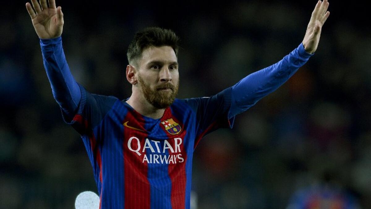 المركز الرابع: الأرجنتيني ليونيل ميسي مهاجم برشلونة