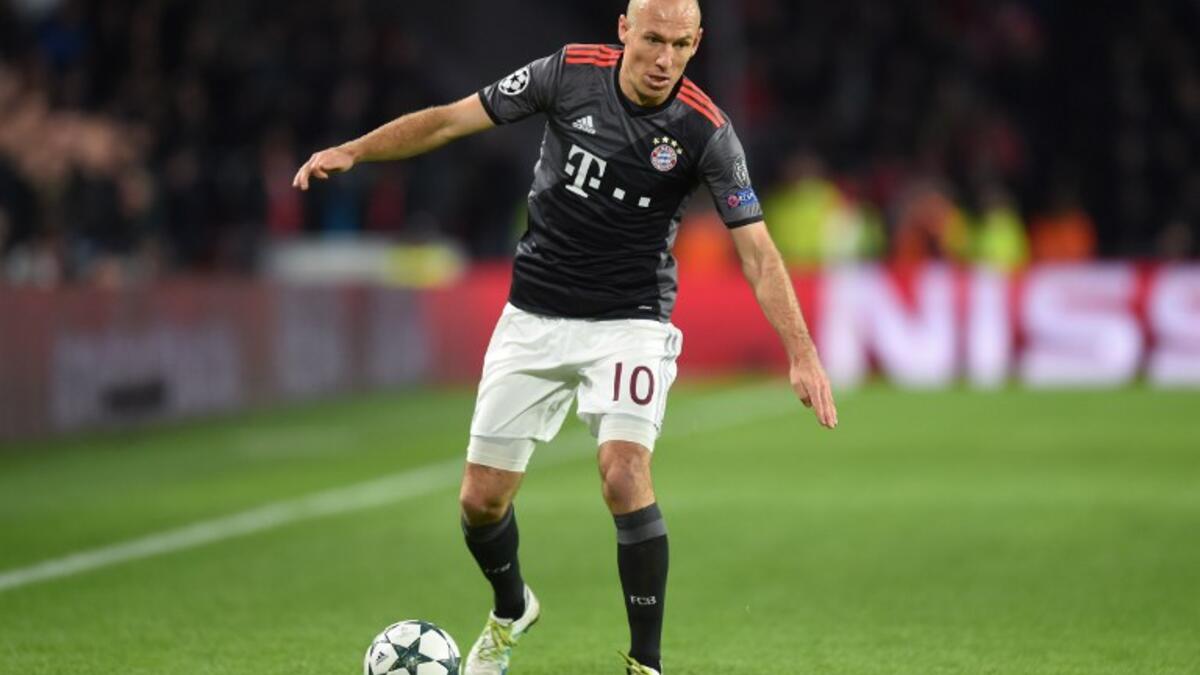 6- الجناح الهولندي آريين روبن (بايرن ميونيخ).