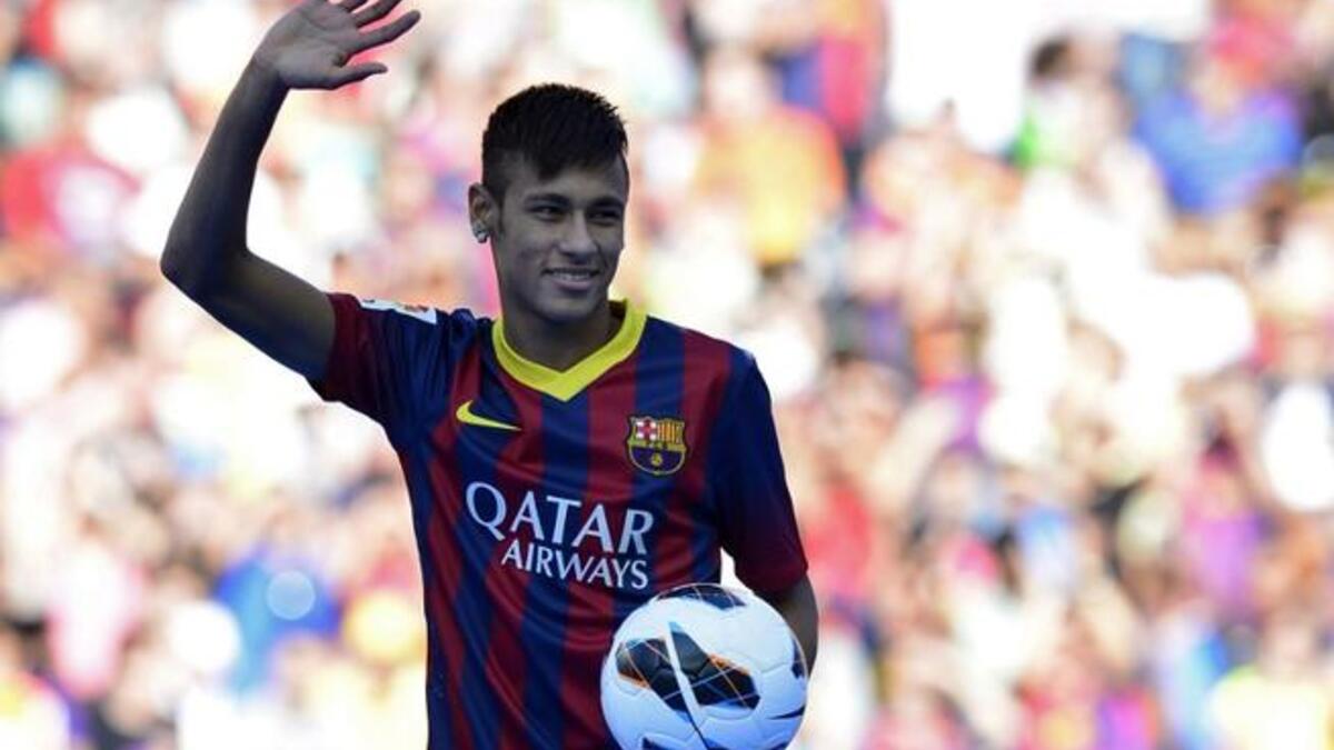 البرازيلي نيمار دا سيلفا مهاجم برشلونة