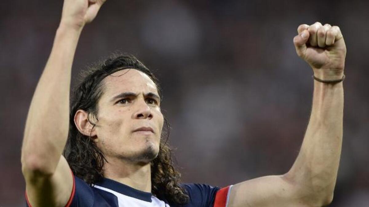 المهاجم الأوروغوياني إيدينسون كافاني (باريس سان جيرمان): 57.6 مليون يورو.