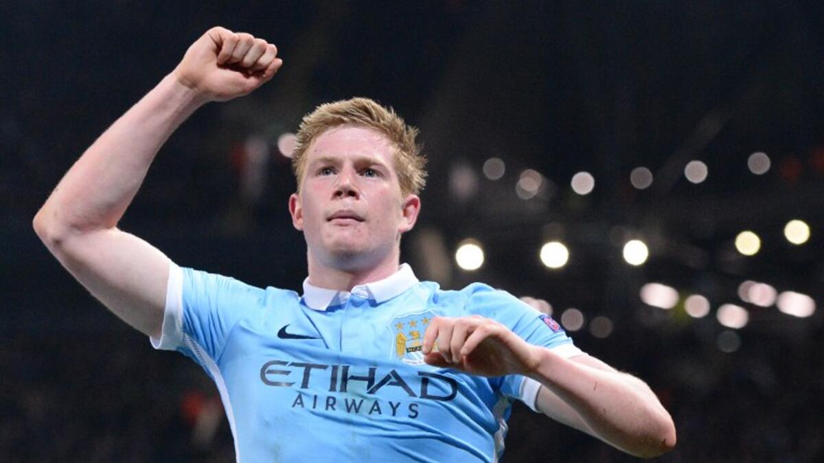 9- لاعب الوسط البلجيكي كيفين دي بروينه: من فولفسبورغ إلى مانشستر سيتي مقابل 74 مليون يورو عام 2015.