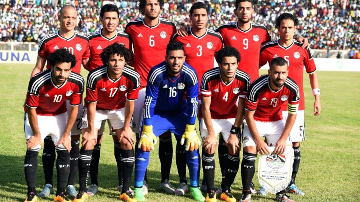 منتخب مصر الذي خاض لقاء الذهاب أمام نظيره النيجيري ضمن التصفيات المؤهلة لكأس الأمم الإفريقية التي ستقام في الغابون عام 2017 والذي انتهى بالتعادل الإيجابي 1-1