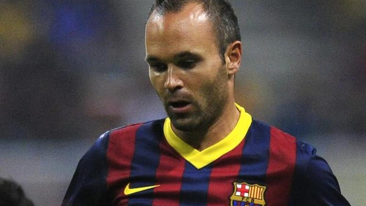 لاعب الوسط الإسباني أندريس إنييستا (برشلونة): 45.8 مليون يورو.