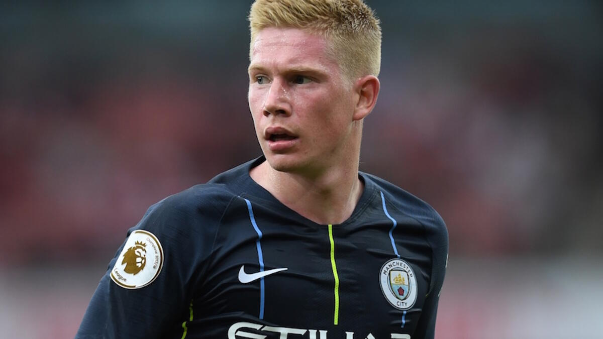 المركز التاسع: لاعب الوسط المهاجم البلجيكي كيفين دي بروينه (مانشستر سيتي)