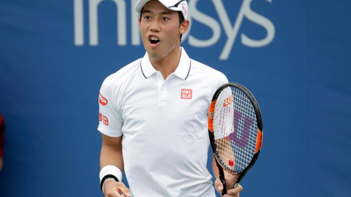 المركز الخامس: لاعب التنس الياباني كاي نيشيكوري - مجموع المداخيل: 33.5 مليون دولار منها 3.5 مليون دولار كجوائز جراء مشاركاته في البطولات.