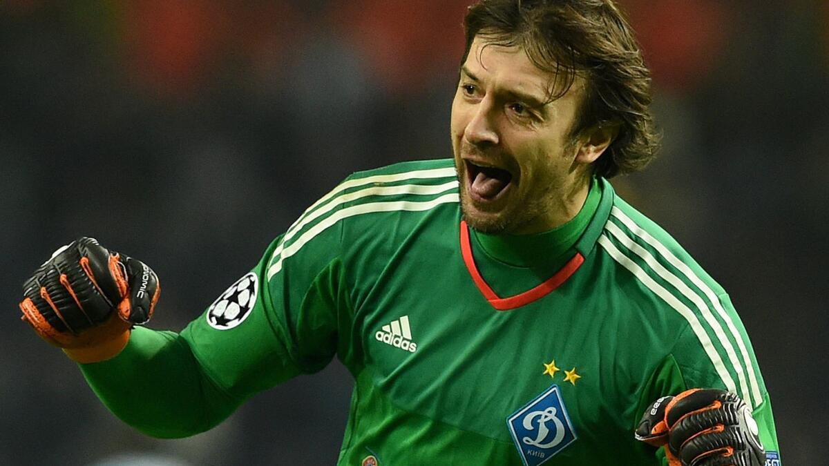 المركز الثاني: الحارس الأوكراني أوليكساندر شوفكوفسكي (دينامو كييف) بـ 36 لقباً.