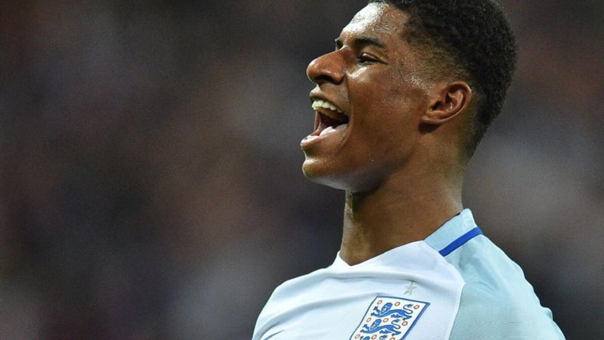 المركز السابع: الإنجليزي ماركوس راشفورد مهاجم مانشستر يونايتد (19 عاماً): يمتد عقده حتى 2020، وقد ارتفعت قيمته السوقية الحقيقية من 71.8 إلى 98.6 مليون يورو بزيادة قدرها 26.8 مليون يورو.