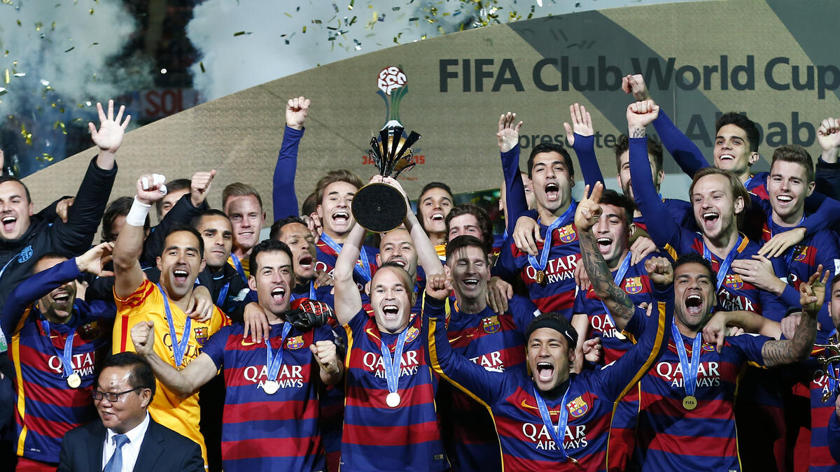 برشلونة الإسباني: وسبق له الفوز باللقب 3 مرات أعوام 2009 و 2011 و 2015.