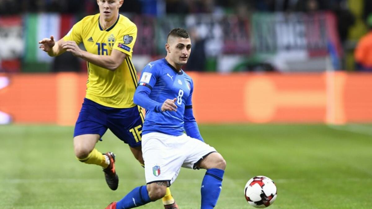 لاعب الوسط الإيطالي ماركو فيراتي