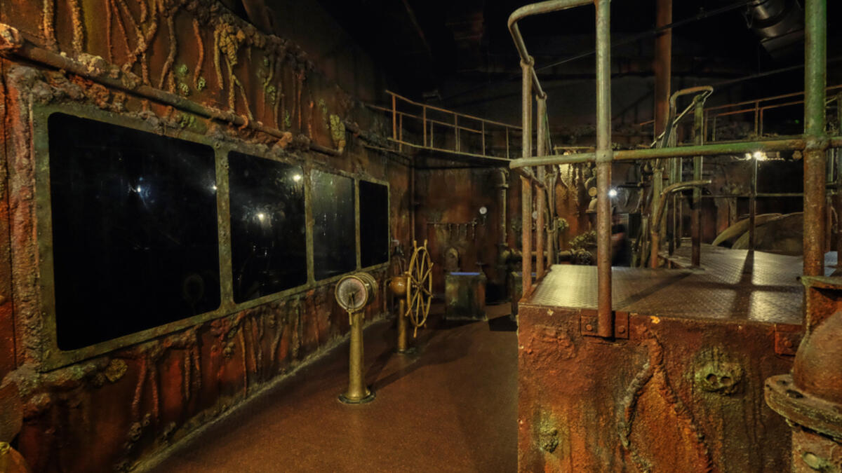 Istanbul aquarium, Nautilus steampunk theme area in 2018. (Shutterstock/ File Photo)
