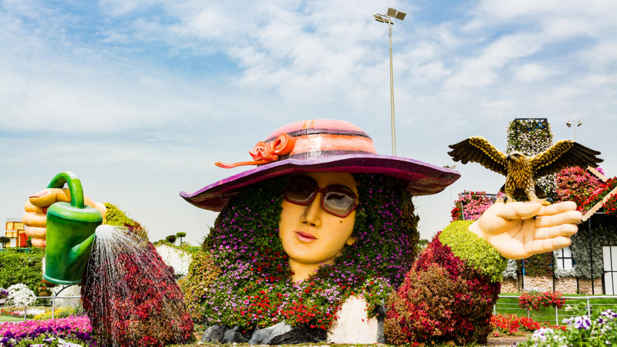 Scenic beauty at Dubai Miracle Garden.  (Shutterstock/ File Photo)