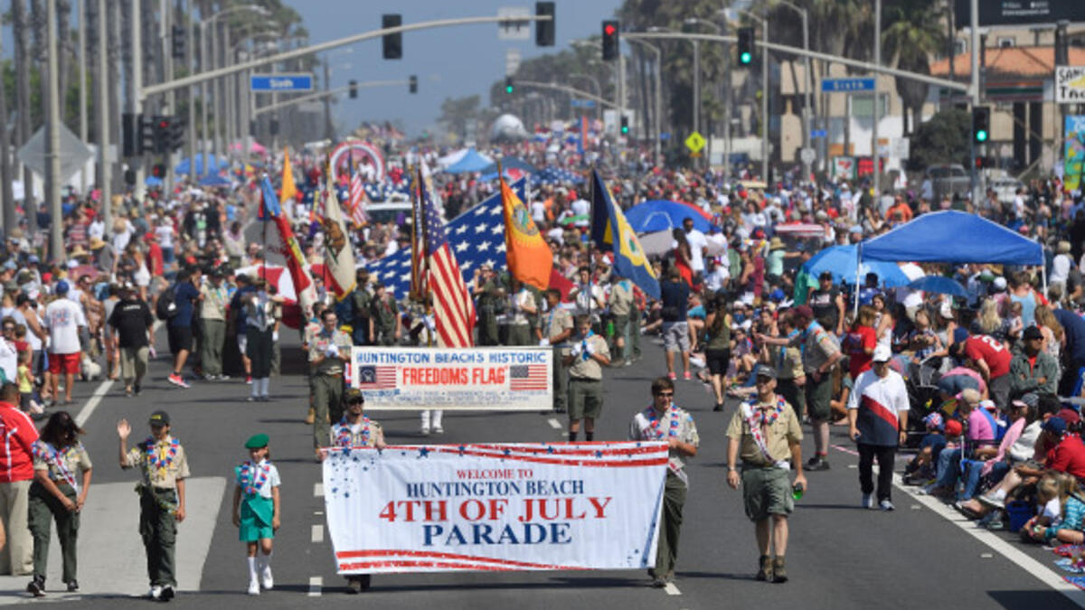 Huntington Beach 4th of July Parade on Pacific Coast Highway. (Orange County Register/SCNG)
