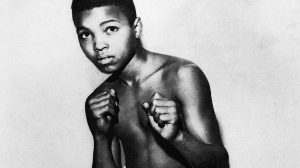 بداية محمد علي في عالم الملاكمة جاءت بمحض الصدفة حين كان في الـ12 من العمر، وحقق عدة ألقاب على المستويين المحلي والوطني وهو دون الـ18 ونال الميدالية الذهبية لأولمبياد روما الصيفية عام 1960 عن فئة وزن الخفيف الثقيل،وعام 1960 اتجه اللاعب إلى عالم الاحتراف