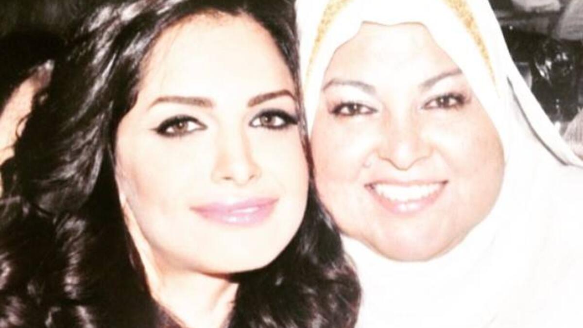 Is there any resemblance? Amal Maher with her mama on Mother's Day! (Image: Facebook)