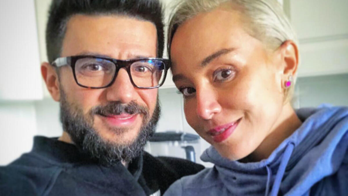 Palestinian Bashar Ghazawi and his Algerian wife Selma Ghazali