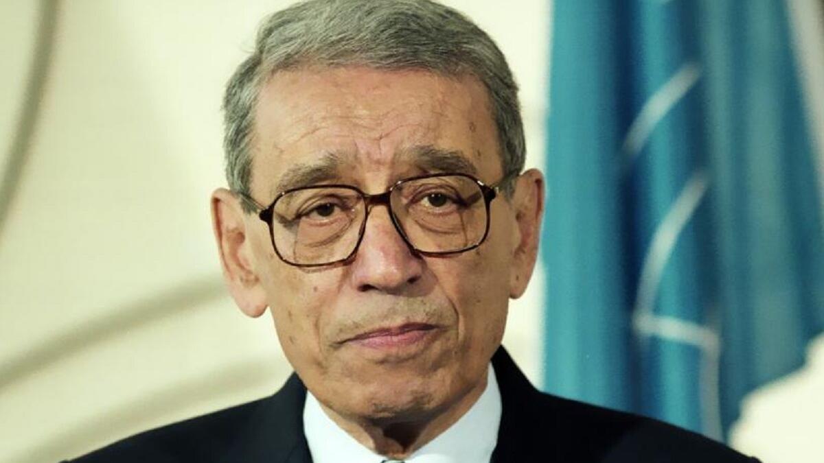 بطرس بطرس غالي:
رحل الدبلوماسي المصري في 16 فبراير/شباط، أول دبلوماسي عربي يشغل منصب الأمين العام للأمم المتحدة عام 1992.