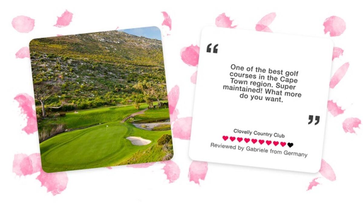 The Most Loved Course in Cape Town is: Clovelly Country Club.
Ranked as one of the finest courses in Cape Town, Clovelly Country Club is a picturesque and
challenging course. Designed by Dr. Charles Molteno Murray, Clovelly is famous for its natural
sand dunes and water features – each hole having a distinctive setting.